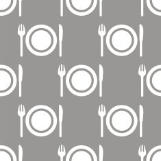 Plate seamless pattern N3