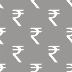 Rupee seamless pattern
