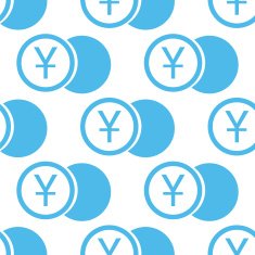 Yen coin seamless pattern N2