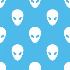 Alien seamless pattern N2