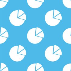 Circle chart seamless pattern N3