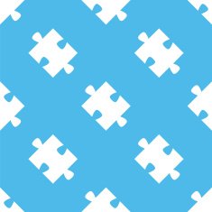 Puzzle seamless pattern N4
