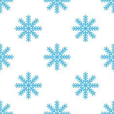 Snowflake seamless pattern N14