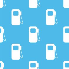 Gas station seamless pattern N2