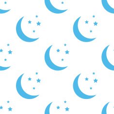 Moon seamless pattern N2
