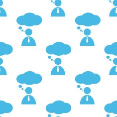 Conversation seamless pattern N3