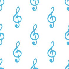 Treble clef seamless pattern N3