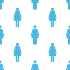 Woman seamless pattern N3