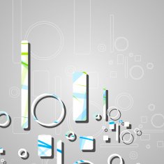 Colorful abstract circles background N8