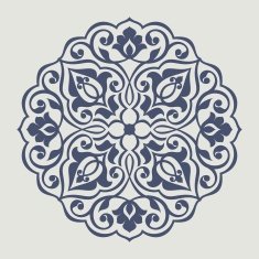Persian round pattern