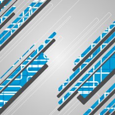 Abstract futuristic geometric shapes N8