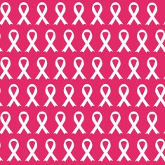 Breast Cancer Awareness Pink Ribbon Seamless Pattern Background N2
