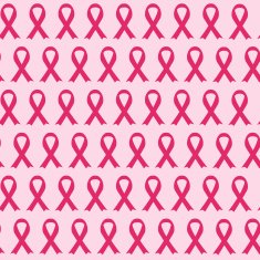 Breast Cancer Awareness Pink Ribbon Seamless Pattern Background N4