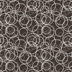 Vector seamless pattern of randomly circles