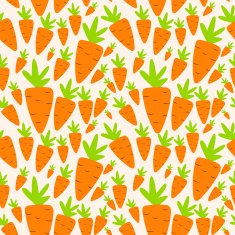 Carrot Seamless Pattern Background Vector Illustration N3