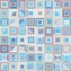 Seamless pattern with square tiles