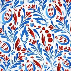 Abstract color floral background