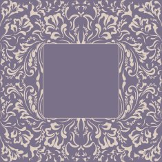 Frame fancy flower Floral background