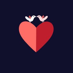 bird lovers heart