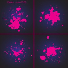 Abstract paint splash illustration