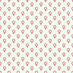 Repeating geometric background with symbol of feminine N4