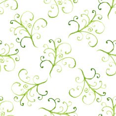 Watercolor abstract swirls in vintage style