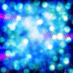 blue bokeh and halftone background