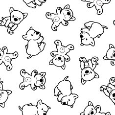 Dog pattern N33