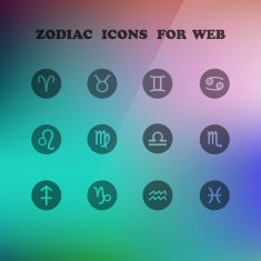 Zodiac icons for your design N3