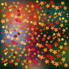 abstract christmas background blue stars