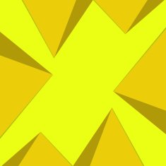 Background with yellow triangles