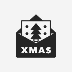 Christmas card icon N12
