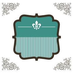 vintage badges and labels N12