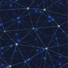 Vector modern abstract polygonal space background N4