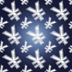 seamless yen symbols