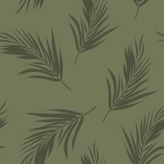 Tropical seamless monochrome khaki camouflage background N2