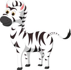 Cute Zebra Cartoon N6