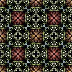 seamless pattern with ornament N9