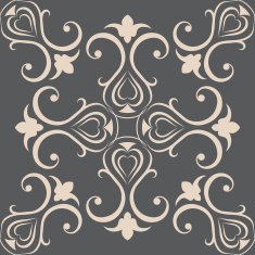 Seamless wallpapers in the style of Baroque Can be used N23