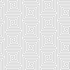 Slim gray vertical square spirals