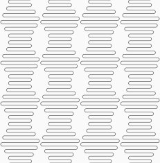 Slim gray vertical hexagonal waves