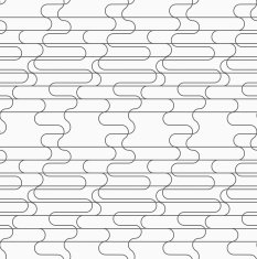 Slim gray overlapping waves