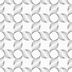 Gray striped leafy shapes forming cross