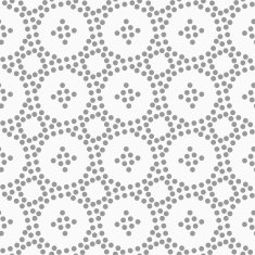 Dotted circles and small crosses