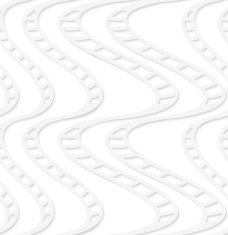 Paper white striped uneven waves