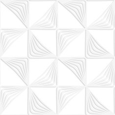 Paper white striped rotated triangles