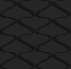 Black 3d wavy vertical grid