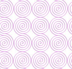 White colored paper pink spirals