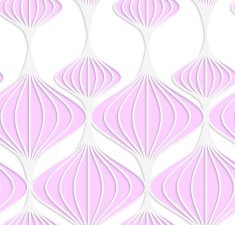 White colored paper pink Chinese lanterns