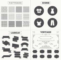 Clothes signs T-shirt with tie and pants N6